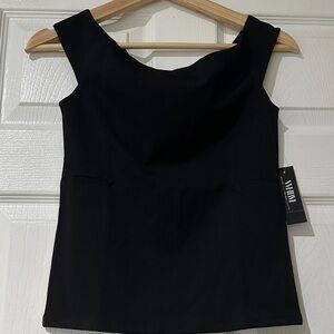 White House Black Market Classic Black Blouse